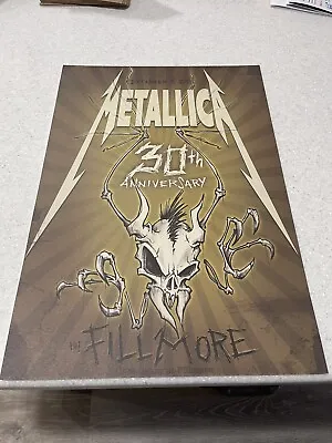 Metallica Concert Poster Dec 5th  2011 30th Anniversary The Fillmore 19 × 13  • $100