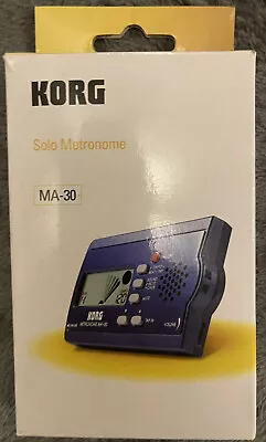 Korg MA-30 Compact Digital Pocket Metronome Music Tuner In Box Instructions  • $19.90