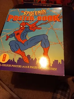 Marvel Poster Book Spider-man Animated Series 1995 Joshua Morris Publishing • £0.50