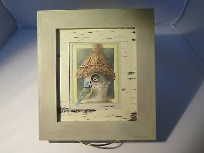 Hallmark Marjolein Bastin Tiki Birdhouse Matted Framed Print - 7-5/8  X 8-5/8  • $10