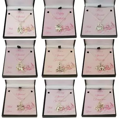 Star Sign Necklaces Zodiac Jewellery In Special Gift Box Mum Sister Auntie • £7.99