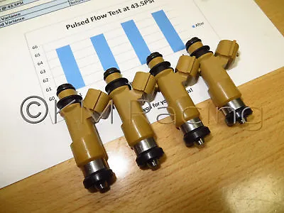 4x 700cc Top Feed Fuel Injectors For Subaru: Flow Tested & Cleaned • $200