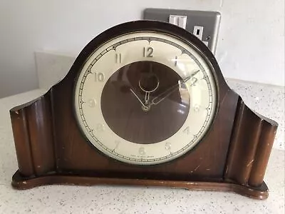 Vintage Smiths Sectric Mantle Clock Mains Electric Wooden Case Bakelite Back Vgc • $18.67