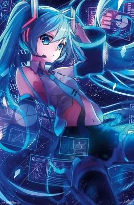 HATSUNE MIKU - SCREENS POSTER - 22x34 - 16077 • $18.04