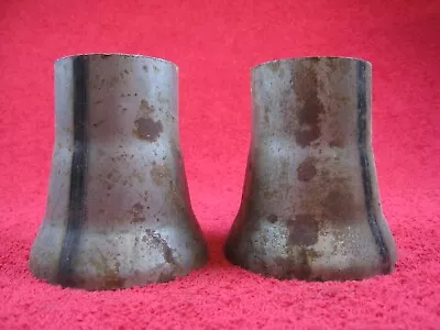 Custom Made Exhaust Pipe Couplers 2 1/16  To 3 3/16  Matched Pair • $0.99