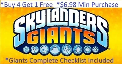 $159.87 • Buy *Buy 4=1Free Skylanders Giants Complete UR Set W Checklist*$6.98 Minimum👾