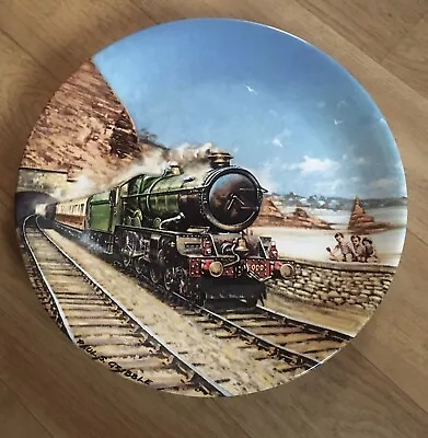 Davenport Pottery  Collectors Plate Cornish Riviera Express Great Steam Trains • £6