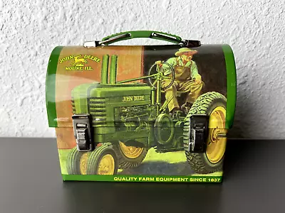 John Deere Tractor Tin Mini Lunch Box Trinket Box John Deere Licensed Product • $19.99