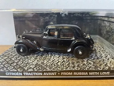 CITROEN TRACTION AVANT #40 007 James Bond Collection FROM RUSSIA WITH LOVE MODEL • £7.95