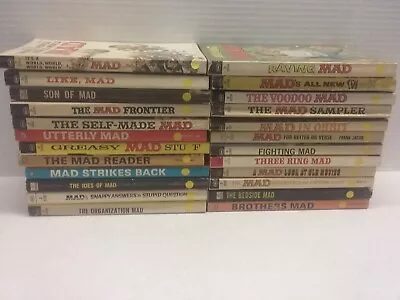 Mad Magazine Paperback Books Lot Of 24 VTG 1960's • $59.99