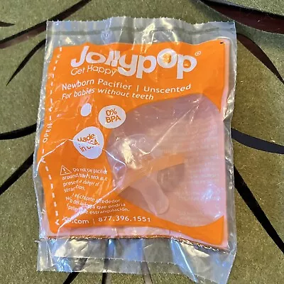 Jollypop Newborn Pacifier. Unscented. For Babies Without Teeth. Brand New. 2Pack • $8