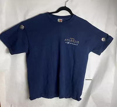 Disney Atlantis The Lost Empire Vintage Movie Promo T-Shirt Shirt Hole  Sz XL • $22.99