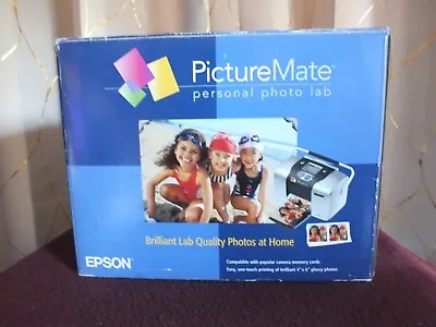 Epson PictureMate Personal Photo Lab Printer Digital Original Box Model B271A • $12