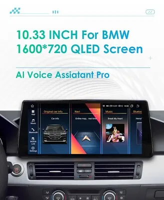10.33  Android Car Stereo GPS Radio Carplay For BMW 3 Series E90 E92 2009-12 CIC • $248.39