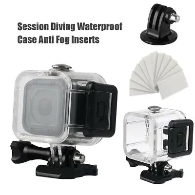 $19.93 • Buy For GoPro Hero 4 Session 5 Session Diving Waterproof Case Anti Fog Inserts
