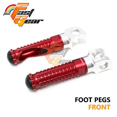 For Dragster 800 RR / RC 15-19 18 17 CNC Front Rider Foot Pegs Footrest Red • $59.97