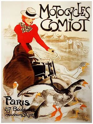 7551.Decoration Poster.Home Room Wall Art Design.Motorcycles Comiot.Paris Geese • $20