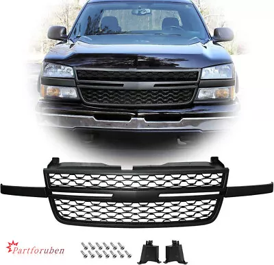 For 05-06 Chevy Silverado 1500 1500HD Classic Front Upper Grille Replacement • $96.99