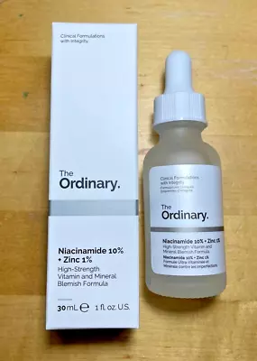 The Ordinary Niacinamide 10% + Zinc 1% Face Skin Care Anti-Aging 30ml • £6.29