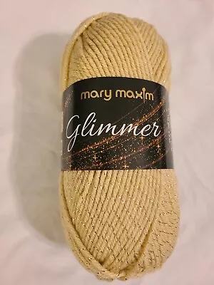 Mary Maxim Glimmer Yarn - 12 Pack Gift & Bonus Patterns Included!   • $44.99