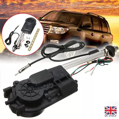 Car Electric Automatic Booster Power Antenna FM Radio Mast Aerial Universal UK • £22.99