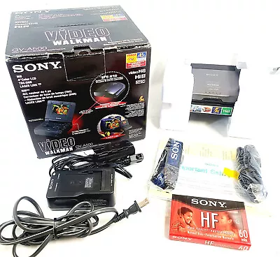 Sony Gv-a500 In Box Pal Hi8 8mm Video Walkman Vcr  8mm To Transfer Video Dvd • $680