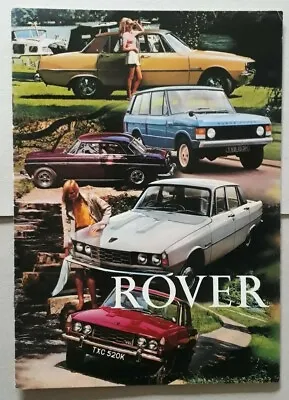 £19.99 • Buy Rover Range Brochure 1971 - P6 2000 & 3500  P5B 3.5 Saloon  Range Rover