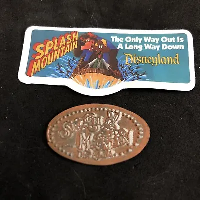 $40 • Buy Brer Rabbit Splash Mountain Logo Disneyland Pressed Penny  Retired Rare