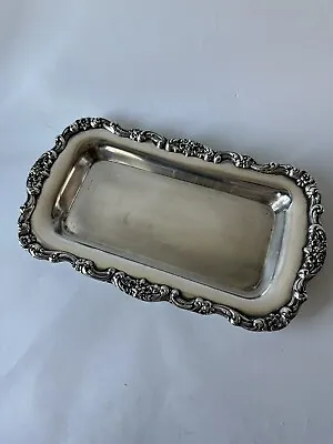 Vintage Lancaster Rose Small Silver Plate Tray Epca By Poole 414 • $40