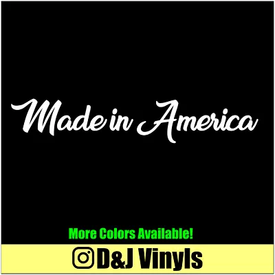 2x MADE IN AMERICA V2 Vinyl Decal Sticker Window Car Truck USA • $2.52