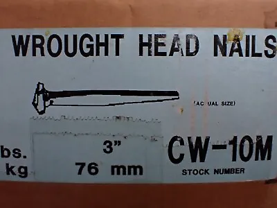 Tremont 3  Long Wrought Head Cut Nail - Black Oxide Finish CW-10M 3 Lbs • $8