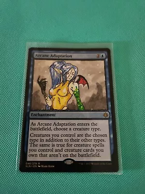 MtG Arcane Adaptation Full Magic Altered Hand Painted Art Original Alter • $39