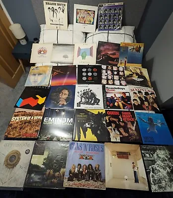 All 12  Vinyls Mixed Genre - LPs And Singles Inc Sealed/Picture And First Press' • £12