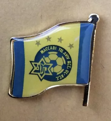 🇮🇱 FC Maccabi Tel Aviv Israel Football Pin Badge. New!!! Original !!! • $8