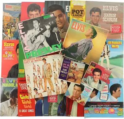 002 Collection Of 110 Pcs Elvis Presley  The King  Records 1956-1975 FREE S&H • $1100