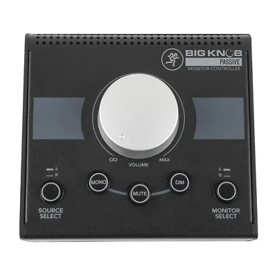 Mackie Big Knob Passive 2�2 Studio Monitor Black Controller • $85