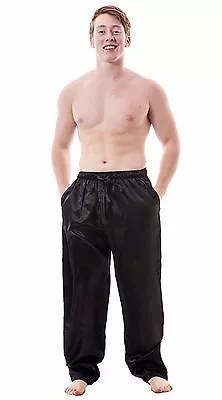 Up2date Fashion Men's Satin Lounge Pants Style MSP63 • $12.99