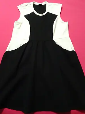 CiTY CHiC :: Women's Black White Pocket Summer Dress : Size 22 [XL] : GoRGeOUS • $39