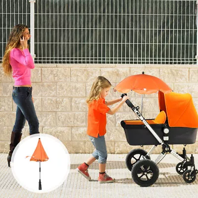  Push Chair Umbrella Toddler Stroller Parasol Sun Protection Chairs • £16.28