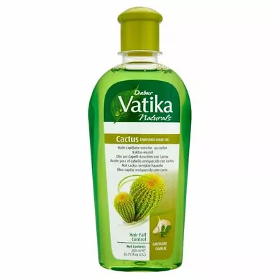 Dabur Vatika Cactus Hair Oil For Strong Hair 300ml (10.14oz) • $12.58