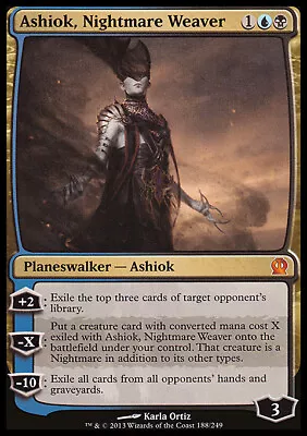 MTG Magic The Gathering Ashiok Nightmare Weaver (188/260) Theros LP • $2.95