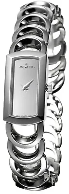 Movado 0605965 Rondiro Silver Dial Stainless Steel Women's Watch • $500