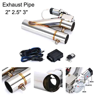 2.5  2  3  Electric Exhaust Downpipe Cutout E-Cut Out Dual-Valve Remote Wireless • $152