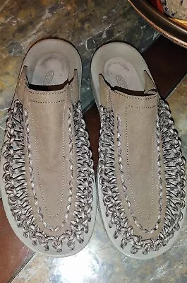 Keen Uneek Mens Slide Slip On Leather Rope Cord Weave Sandals Size 10.5  • $35