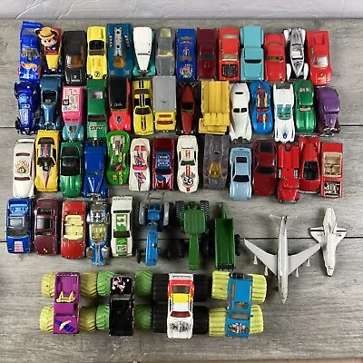 Vintage Diecast Cars Lot W/ Hot Wheels Matchbox & More 1970s 1980s 51 Vehicles • $49.99