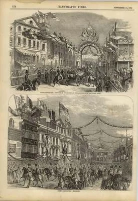 £10 • Buy 1858 Leeds Decorated Brigggate For Royal Visit