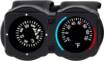 Bike Thermometer And Compass | Bicycle Handlebar Accessory • $39.99