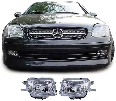 Crystal Clear Fog Lights For Mercedes E Class W210 Slk R170 Clk W208 • $150.23