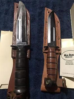 Kabar Fixed Blade Military Knives Vintage • $140