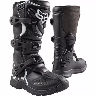 New Fox Racing Youth Size Black COMP 3Y Off-Road / ATV Riding Boots • $274.01